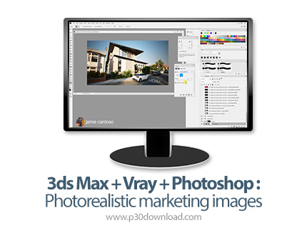 دانلود Skillshare 3ds Max + Vray + Photoshop : Photorealistic marketing images - آموزش تری دی اس مکس