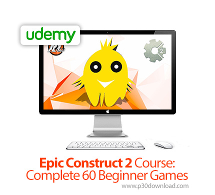 دانلود !Udemy Epic Construct 2 Course: Complete 60 Beginner Games - آموزش مقدماتی ساخت 60 بازی با اپ