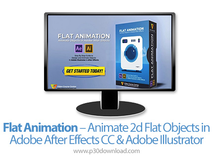 دانلود Skillshare Flat Animation - Animate 2d Flat Objects in Adobe After Effects CC & Adobe Illustr