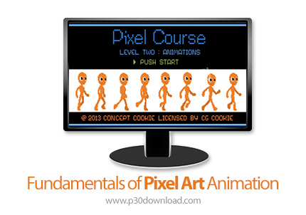 دانلود CGCookie Fundamentals of Pixel Art Animation - آموزش اصول و مبانی انیمیشن های پیکسل آرت