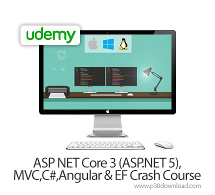 دانلود Udemy ASP NET Core 3 (ASP.NET 5),MVC,C#,Angular & EF Crash Course - آموزش ای اس پی دات نت کور