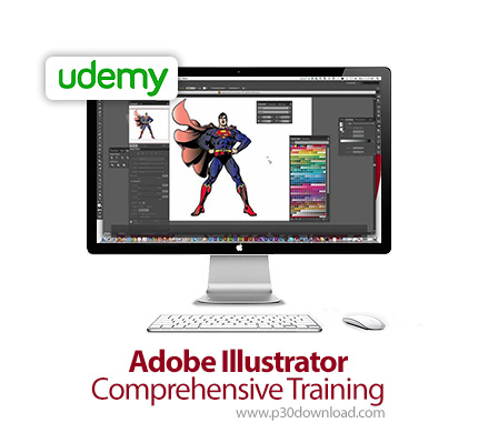 دانلود Udemy Adobe Illustrator Comprehensive Training - آموزش همه جانبه ادوبی ایلاستریتور