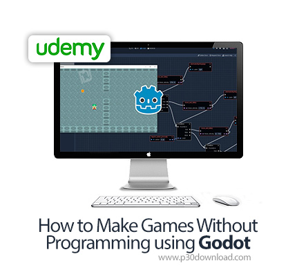 دانلود Udemy How to Make Games Without Programming using Godot - آموزش ساخت بازی بدون برنامه نویسی ب