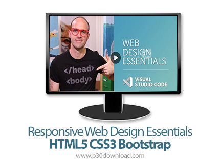 دانلود Skillshare Responsive Web Design Essentials - HTML5 CSS3 Bootstrap - آموزش ساخت وب سایت های پ