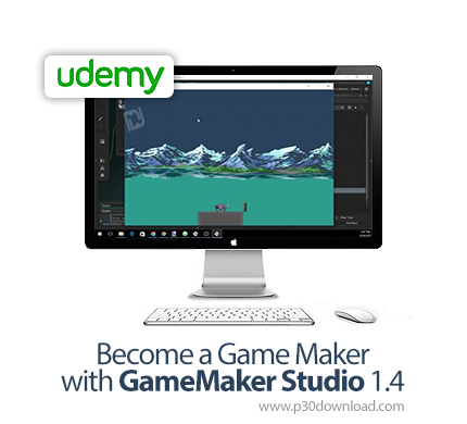 دانلود Udemy Become a Game Maker with GameMaker Studio 1.4 - آموزش ساخت بازی با گیم میکر استودیو 1.4
