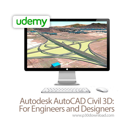 دانلود Udemy Autodesk AutoCAD Civil 3D: For Engineers and Designers - آموزش مقدماتی تا طراحی اتوکد س