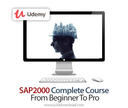 دانلود Udemy SAP2000 Complete Course: From Beginner To Pro - آموزش نرم افزار سپ ۲۰۰