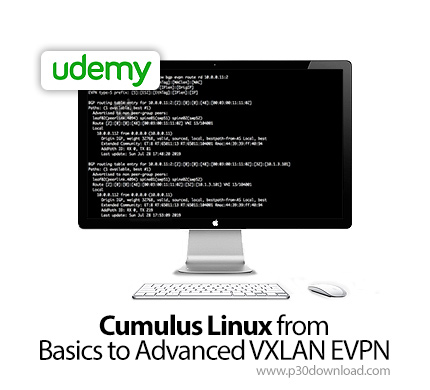 دانلود Udemy Cumulus Linux from Basics to Advanced VXLAN EVPN - آموزش مقدماتی تا پیشرفته کومولوس لین