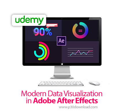 دانلود Udemy Modern Data Visualization in Adobe After Effects - آموزش مدرن تجسم سازی داده ها در ادوب