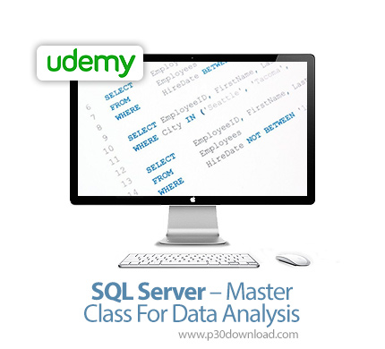 دانلود Udemy SQL Server - Master Class For Data Analysis - آموزش تجزیه و تحلیل داده ها در اس کیو ال 