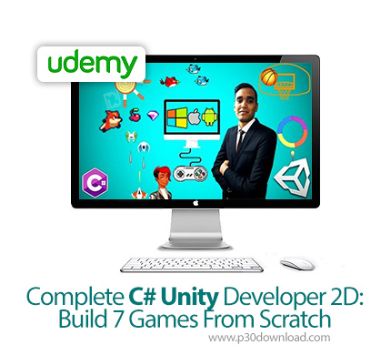 دانلود Udemy Complete C# Unity Developer 2D: Build 7 Games From Scratch - آموزش کامل توسعه 7 بازی دو