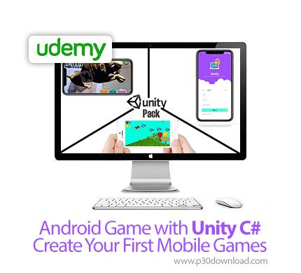 دانلود Udemy Android Game with Unity C# -Create Your First Mobile Games - آموزش توسعه بازی اندروید ب