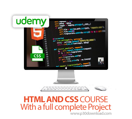 دانلود Udemy HTML AND CSS COURSE - With a full complete Project - آموزش کامل اچ تی ام ال و سی اس اس