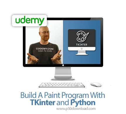 دانلود Udemy Build A Paint Program With TKinter and Python - آموزش ساخت برنامه پینت با تی کی اینتر و
