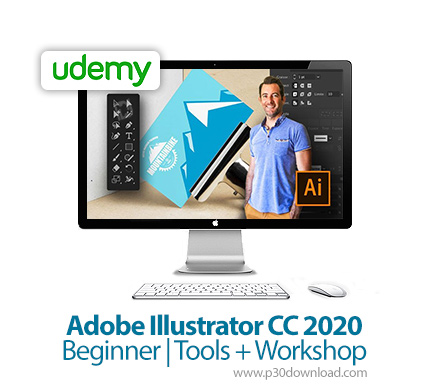 دانلود Udemy Adobe Illustrator CC 2020 | Beginner | Tools + Workshop - آموزش مقدماتی ابزار و کار با 