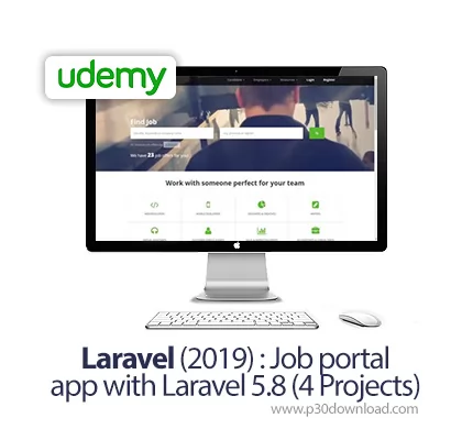 دانلود Udemy Laravel (2019) : Job portal app with Laravel 5.8 (4 Projects) - آموزش ساخت اپ پرتال شغل