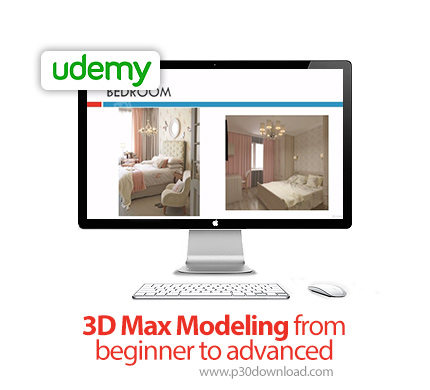 Download free tutorial دانلود Udemy 3D Max Modeling from beginner to advanced – آموزش مقدماتی تا پیشرفته مدلسازی در تری دی مکس