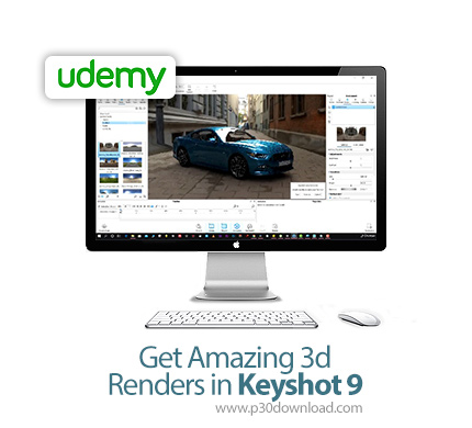 دانلود Udemy Get Amazing 3d Renders in Keyshot 9 - آموزش گرفتن رندر سه بعدی با کی شات 9