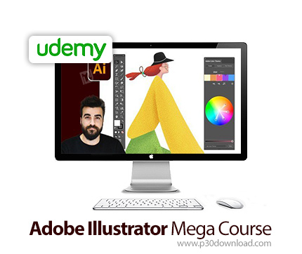 دانلود Udemy Adobe Illustrator Mega Course - آموزش ادوبی ایلاستریتور