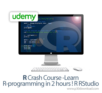 دانلود Udemy R Crash Course -Learn R-programming in 2 hours ! R RStudio - آموزش برنامه نویسی زبان آر