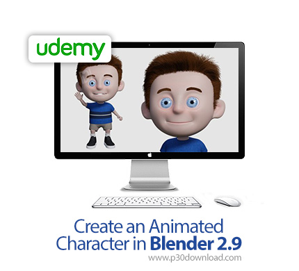 دانلود Udemy Create an Animated Character in Blender 2.9 - آموزش ساخت کاراکترهای انیمیشنی با بلندر 2