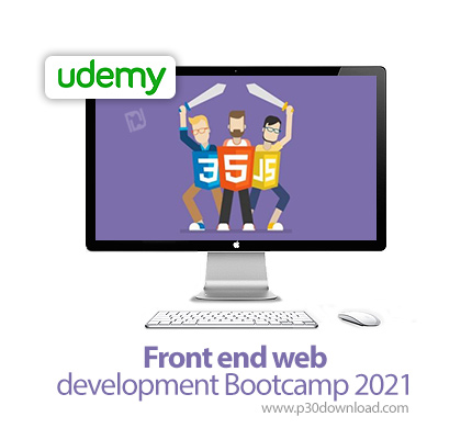 دانلود Udemy Front end web development Bootcamp 2021 - آموزش توسعه پوسته و ظاهر وب سایت