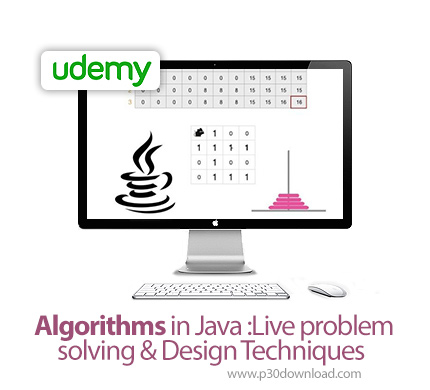 دانلود Udemy Algorithms in Java :Live problem solving & Design Techniques - آموزش الگوریتم ها در جاو
