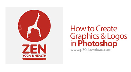 دانلود How to Create Graphics & Logos in Photoshop - آموزش ساخت گرافیک ها و لوگوها در فتوشاپ