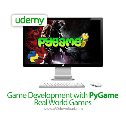 دانلود Udemy Game Development with PyGame | Real World Games - آموزش پای گیم: توسعه بازی های واقعی
