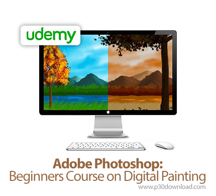 دانلود Udemy Adobe Photoshop: Beginners Course on Digital Painting - آموزش نقاشی دیجیتال یا ادوبی فت