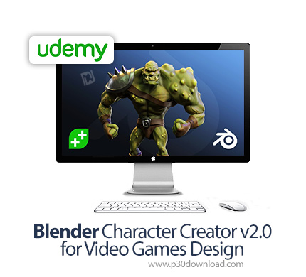 دانلود Udemy Blender Character Creator v2.0 for Video Games Design - آموزش طراحی کاراکتر در بلندر
