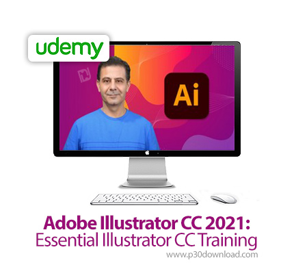 دانلود Udemy Adobe Illustrator CC 2021: Essential Illustrator CC Training - آموزش ادوبی ایسلاستریتور