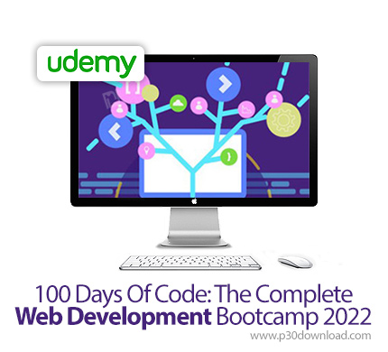 دانلود Udemy 100 Days Of Code: The Complete Web Development Bootcamp 2022 - آموزش کامل توسعه وب در 1