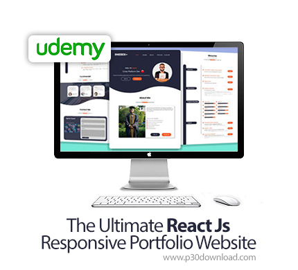 دانلود Udemy The Ultimate React Js Responsive Portfolio Website - آموزش کامل ری اکت جی اس برای ساخت 