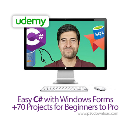 دانلود Udemy Easy C# with Windows Forms +70 Projects for Beginners to Pro - آموزش سی شارپ با ویندوز 