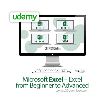 دانلود Udemy Microsoft Excel - Excel from Beginner to Advanced - آموزش مایکروسافت اکسل