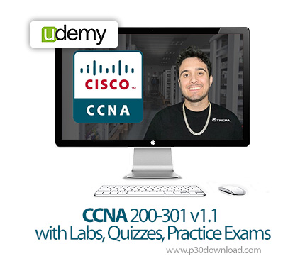 دانلود CCNA 200-301 v1.1 with Labs, Quizzes, Practice Exams - آموزش مفاهیم اساسی شبکه