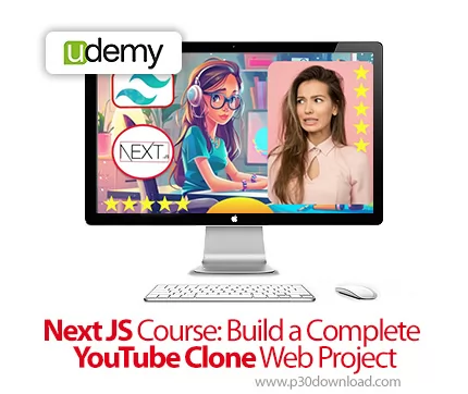 دانلود Next JS Course: Build a Complete YouTube Clone Web Project - آموزش کامل نکست جی‎‌اس