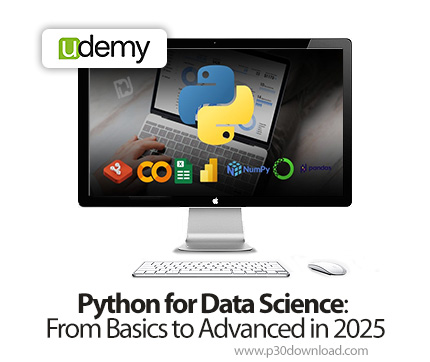 دانلود Python for Data Science: From Basics to Advanced in 2025 - آموزش پایتون برای علوم داده