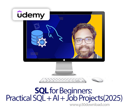دانلود SQL for Beginners: Practical SQL + AI + Job Projects(2025) - آموزش اس‌کیو‌ال