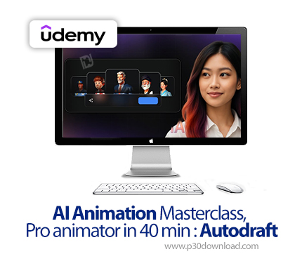 دانلود AI Animation Masterclass, Pro animator in 40 min : Autodraft - آموزش اتودرافت