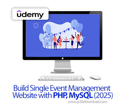 دانلود Build Single Event Management Website with PHP, MySQL (2025) - آموزش پی‌اچ‌پی و مای‌اس‌کیوال 