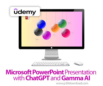 دانلود Microsoft PowerPoint Presentation with ChatGPT and Gamma AI - آموزش مایکروسافت پاورپوینت
