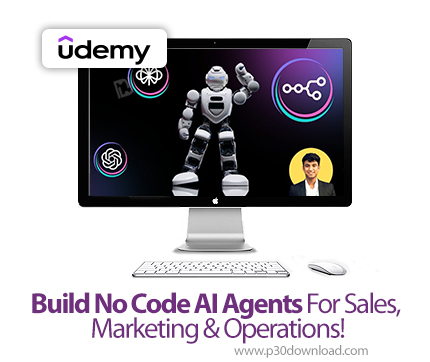 دانلود Build No Code AI Agents For Sales, Marketing & Operations! - آموزش عامل‌های هوش مصنوعی