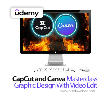 دانلود CapCut and Canva Masterclass Graphic Design With Video Edit - آموزش کپ‌کات و کانوا