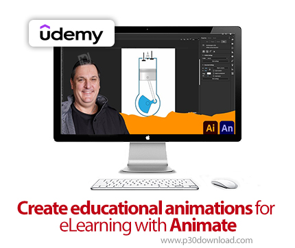 دانلود Create educational animations for eLearning with Animate - آموزش کار با انیمیت