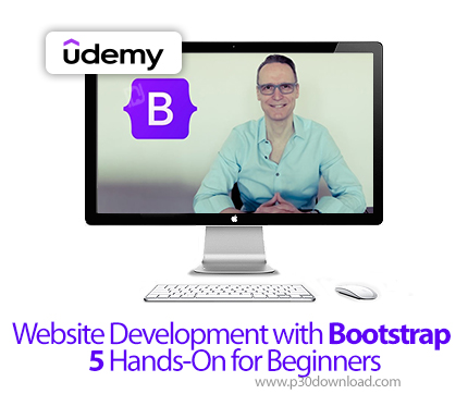 دانلود Website Development with Bootstrap 5 Hands-On for Beginners - آموزش بوت‌استرپ ۵