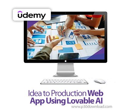 دانلود Idea to Production Web App Using Lovable AI - آموزش لاوابل