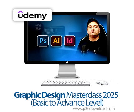 دانلود Graphic Design Masterclass 2025 (Basic to Advance Level) - آموزش طراحی گرافیک