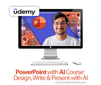 دانلود PowerPoint with AI Course: Design, Write & Present with AI - آموزش پاورپوینت 